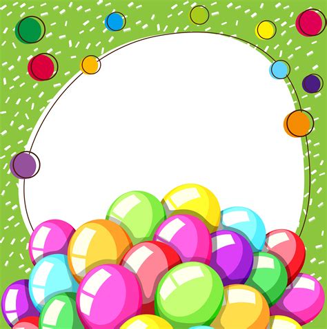 Clipart Balloon Round Page Border Images