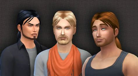 Sims 4 Male Ponytail