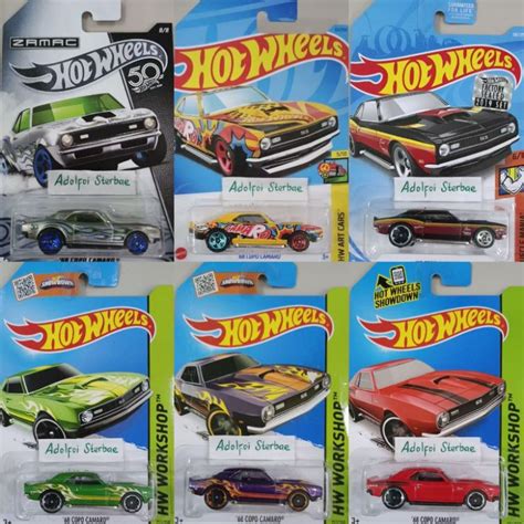 Jual Hotwheels Hot Wheels 68 Copo Camaro Factory Sealed Hw Workshop Muscle Mania 50th