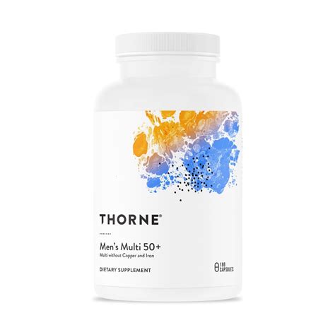 Thorne Mens Multi 50 With Minerals And Magnesium Daily Multivitamin