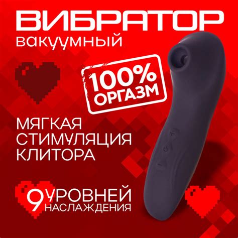 Вибратор вакуумно-волновой Пингвин/9 уровней наслаждения/USB провод в ...