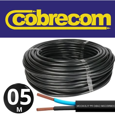 Cabo Flexivel Pp De Cobre 2x2 5mm 5 Metros Shopee Brasil