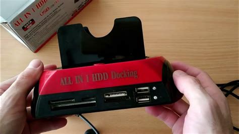 Док станция для внешних жестких дисков HDD SATA Обзор - YouTube