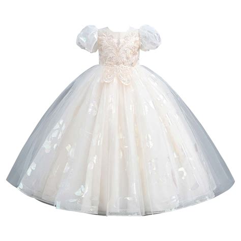 Coerni Girls Pretty Bubble Sleeve Prom Gowns Pageant Evening Gown
