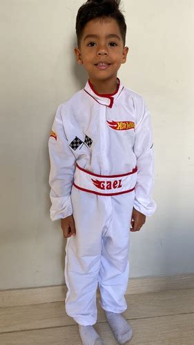 Fantasia Adulto E Infantil Piloto Hot Wheels Parcelamento Sem Juros