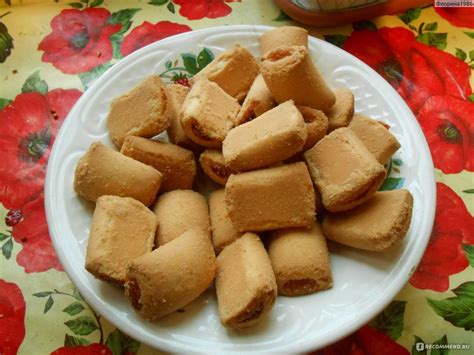 Печенье сдобное Чудесный край С вишневой начинкой - «Сытное печенье с ...