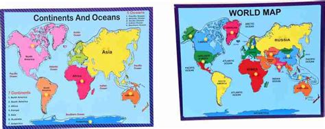 Map Of The Oceans And Continents Printable Twinkl Usa 49 Off