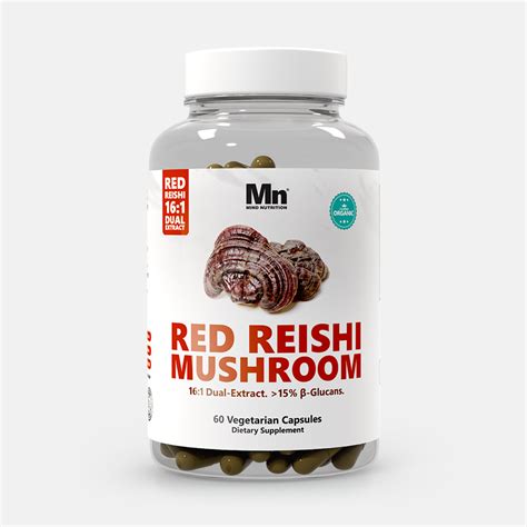 Buy Red Reishi Mushroom 161 Extract Capsules Organic Reishi Extract