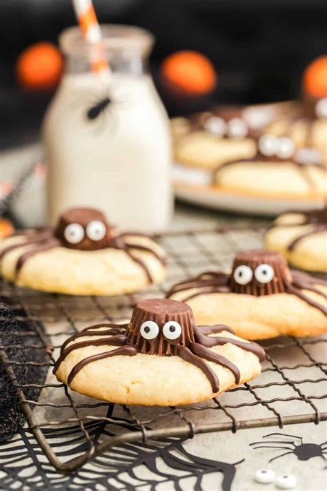 Easy Halloween Spider Cookies Recipe Princess Pinky Girl