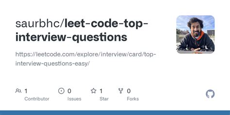 GitHub Saurbhc Leet Code Top Interview Questions Https Leetcode