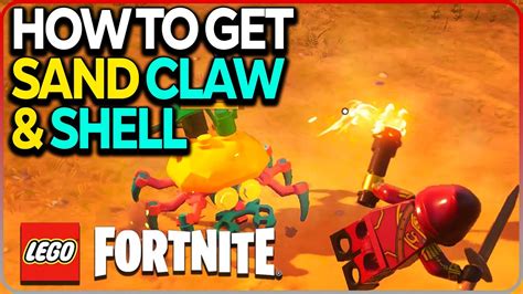 How To Get Sand Shell And Sand Claw Lego Fortnite Youtube