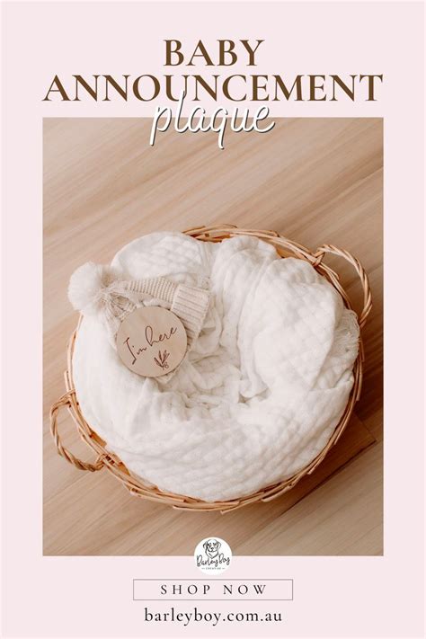 Create A Timeless Keepsake With Our Unique Baby Announcement Plaques