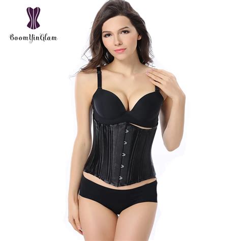 Free Shipping Hourglass Slimming Tummy Waist Shaper 24 Steel Boned