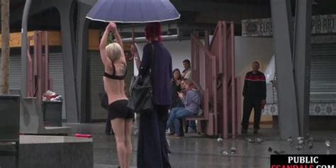 PUBLIC DISGRACE Naked Slut Public Exposed And Humiliated Outdoor By Domina Tnaflix