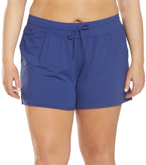 24th & Ocean Plus Size Swim Shorts at SwimOutlet.com