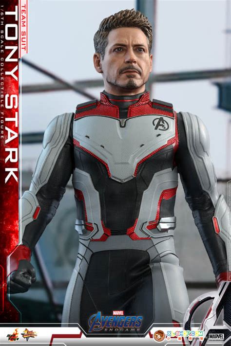 Hot Toys MMS537 Avengers Endgame 1 6th Scale Tony Stark Team Suit Collectible Figure