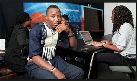 Sahara Reporters publisher, Omoyele Sowore reacts to his alleged ...