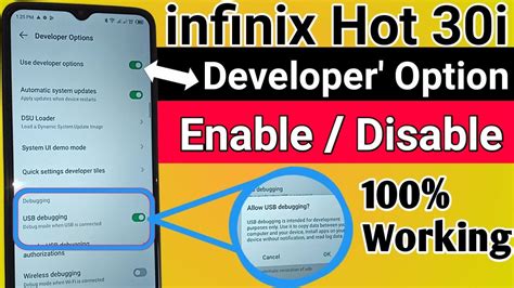 Infinix Hot I Developer Option Enable Enable Usb Debugging Youtube