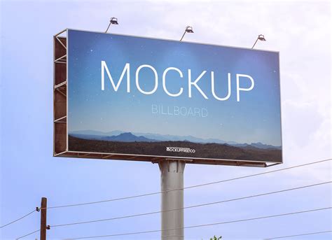 outdoor billboard mockup Banner mockup indoor psd hanging advertising ...