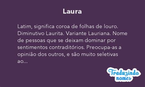 Laura Origem Do Nome - Significado do nome LAURA. Detalhes e origem do nome LAURA - Nomes ...