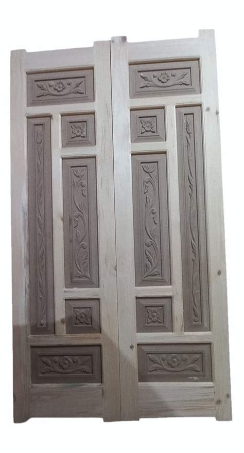 Standard Grey 25mm Exterior Sheesham Wood Carved Door For Home At Best