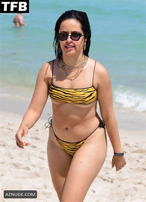 Camila Cabello Sexy Seen Flaunting Her Hot Bikini Body At The Beach In Miami Aznude