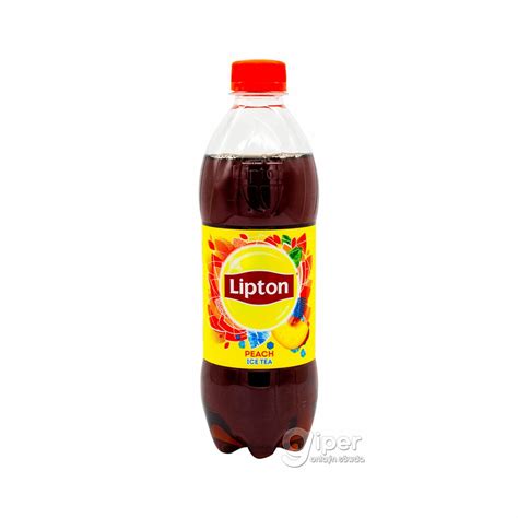 Холодный черный чай Lipton со вкусом персика 0 5 л от 0 ТМТ