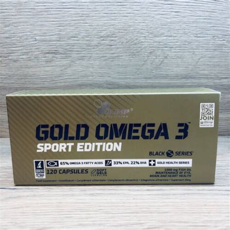 Olimp Gold Omega 3 Sport Edition 120 kaps Sixpack lt ŽUVŲ TAUKAI