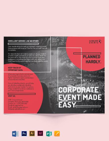 FREE Event Brochure Template - Download in Word, Google Docs, PDF ...