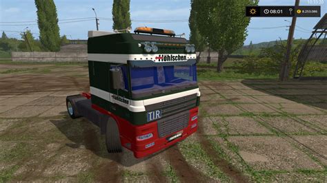 LS17 DAF XF Hoehlschen v 1 0wsb DAF Mod für Landwirtschafts Simulator 17