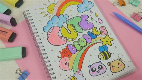 40 Cute And Colorful Doodles For Your Journal Youtube