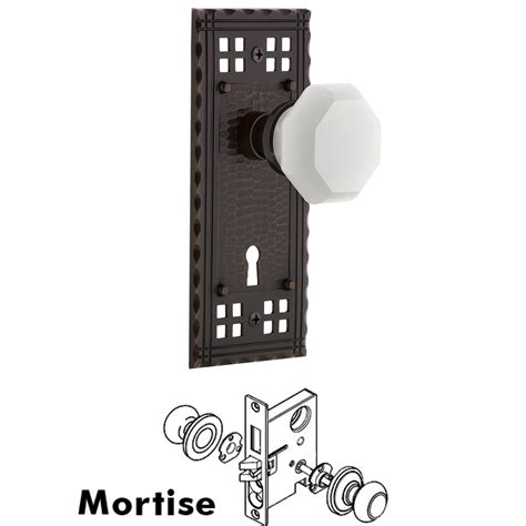 Craftsman Collection Interior Mortise Craftsman Plate With Waldorf