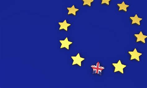 Premium Photo Brexit Concept European Union Yellow Stars With Great