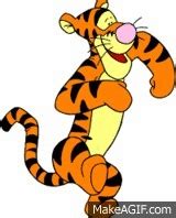 Tigger dancing on Make a GIF