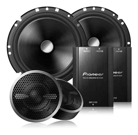 Kit 2 Vias Ts C170br Alto Falante Pioneer 6 Pol 120w Rms Parcelamento