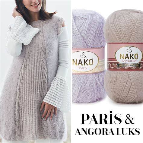 Nako Paris ve Angora Luks'ün yumuşacık birleşimi! 💜 | Tığ işleri, İplik ...