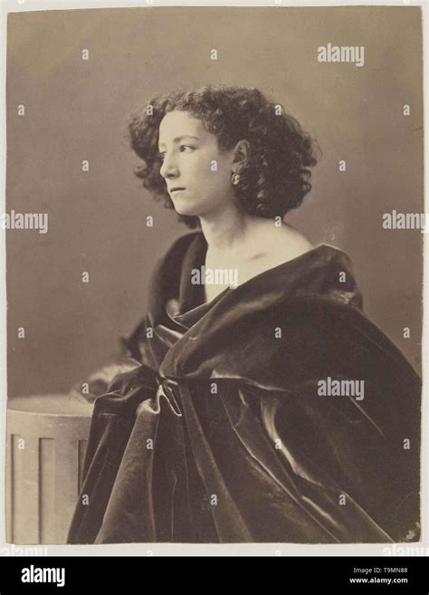 Portrait Of Sarah Bernhardt 1844 1923 Museum Bibliotheque Nationale