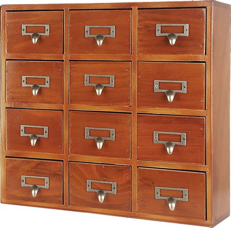 Mini Vintage Desktop Drawers 3 Drawer Desktop Organizer