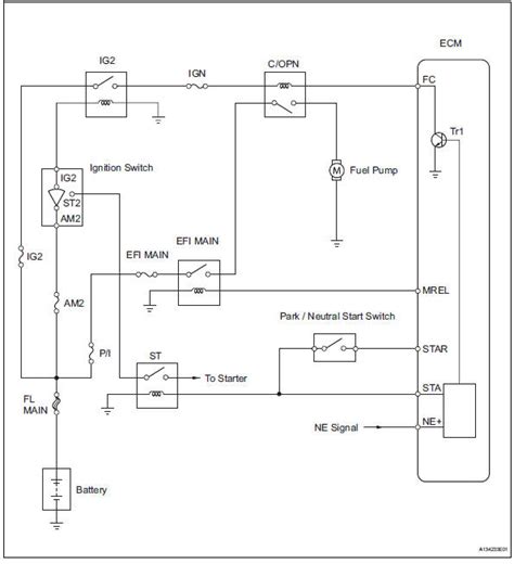 Toyota Rav4 Xa40 2013 2018 Service Manual Fuel Pump Control Circuit Diagnostic Trouble Code