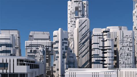 ArtStation - Futuristic Sci-Fi Skyscrapers 002 | Resources