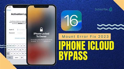 Ios 16 6 Iphone Icloud Bypass By Unlock Tool Bootloop Mount Error Fix 2023 Latest Solution