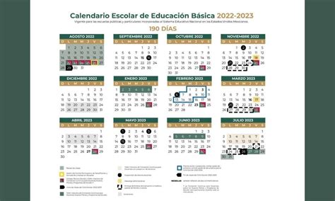 Calendario Escolar De La Sep Oficial Profelandia