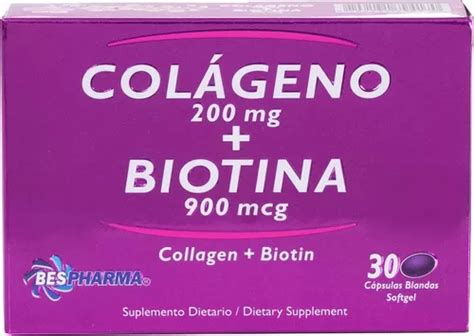 Biotina Colageno X 30 Softgel Unidad a 31280 Cuotas sin interés