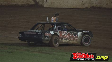 Modified Sedans Heat 1 Lucas Oil Kings Royal V Kingaroy Speedway