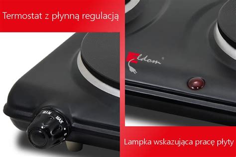 ELDOM KUCHENKA ELEKTRYCZNA PŁYTA GRZEJNA PG20 2250W