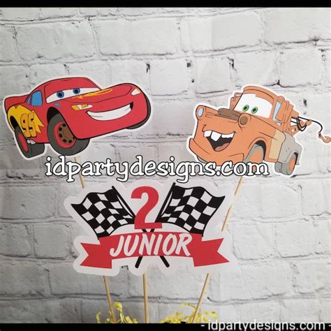 Lightning Mcqueen Car Centerpiece Etsy