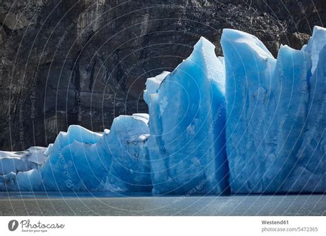 South America, Chile, Torres del Paine National Park, Grey Glacier at ...