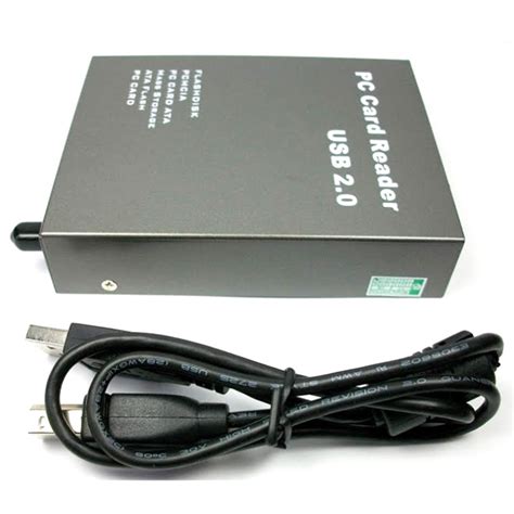 PC Card Reader USB 2.0 to PC ATA Flash Card PCMCIA For Disk Memory Card ...