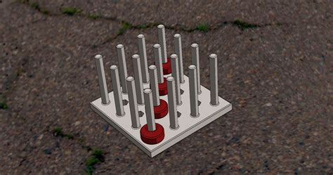 Spatial Tic-tac-toe (4x4) by E H S A N | Download free STL model ...