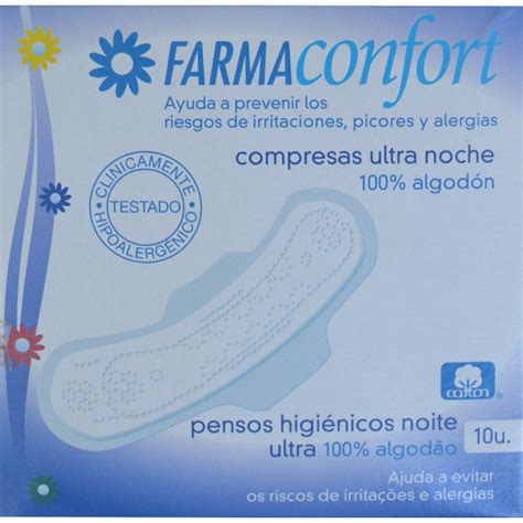 Compresas Ultra Noche Algod N U Farmaconfort Farmacia Anna Riba